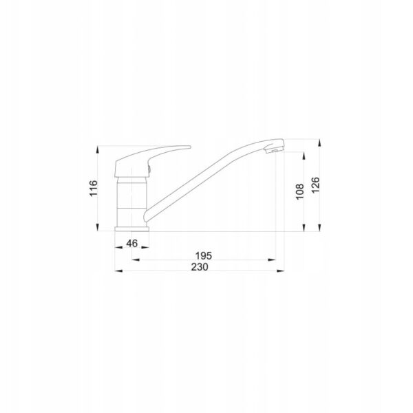 Bateria zlewozmywakowa Nano Chrom - obrazek 2