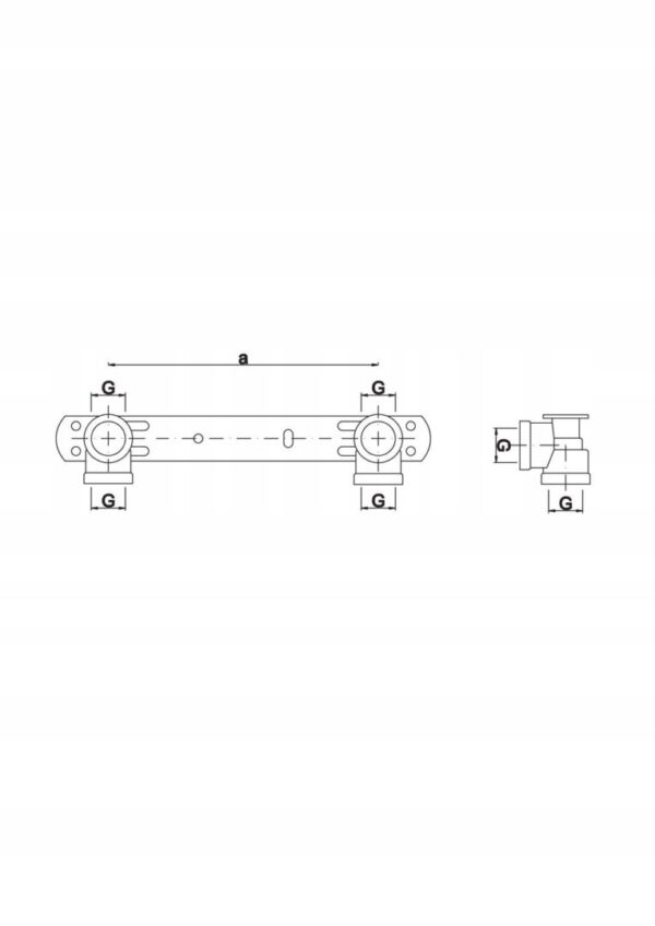 LISTWA MONTAŻOWA DO BATERII 1/2X15 150MM miedzi CU - obrazek 2