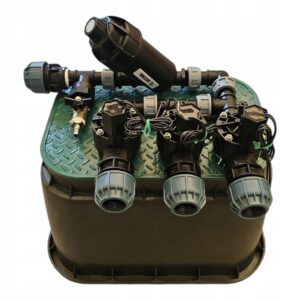 Zestaw Rain Bird HV 3 sekcje: kolektor z filtrem i kompresorem oraz studzienka Standard PE25