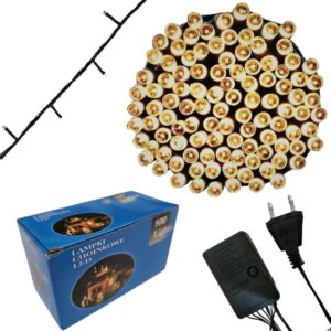 Lampki choinkowe świąteczne LED 100 Biały Ciepły