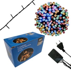 Lampki choinkowe świąteczne 100 LED MULTI 7m wewnętrzne/zewnętrzne