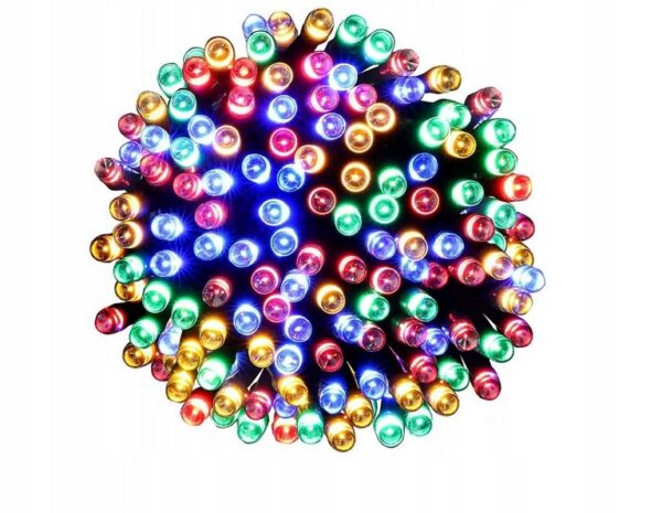 Lampki choinkowe świąteczne LED 300 MULTI Wewnętrzne Zewnętrzne - obrazek 6
