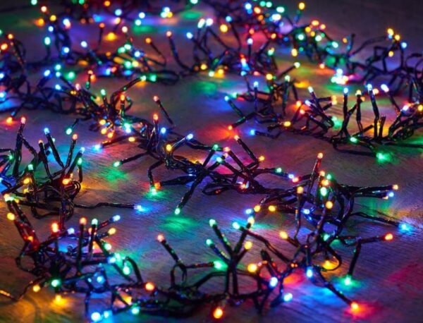 Lampki choinkowe świąteczne LED 300 MULTI Wewnętrzne Zewnętrzne - obrazek 4