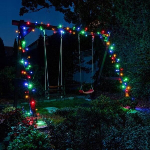 Lampki choinkowe świąteczne 100 LED MULTI 7m wewnętrzne/zewnętrzne - obrazek 4