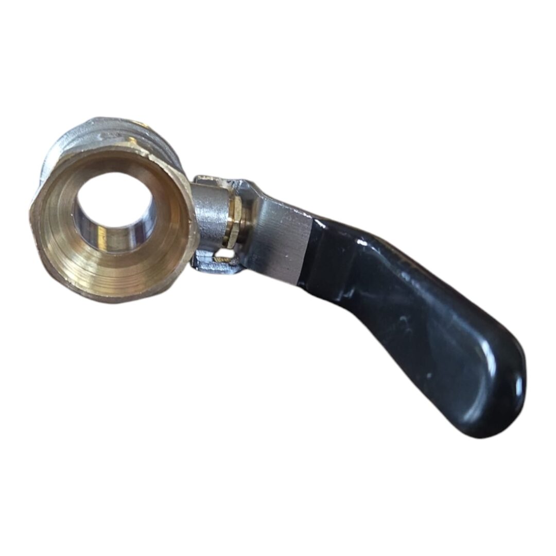 Zawór kulowy prosty z rączką i dławikiem 1 cal - obrazek 4