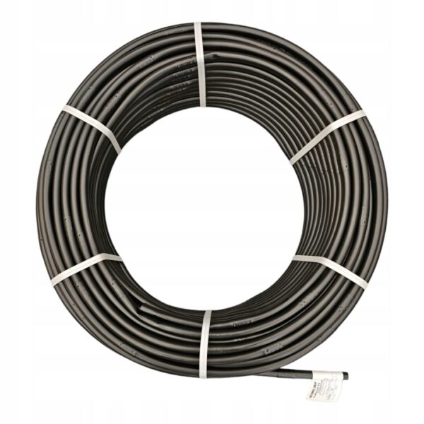 LINIA KROPLUJĄCA 16mm 33cm wąż kroplujący 100m bez kompensacji czarna MOCNA