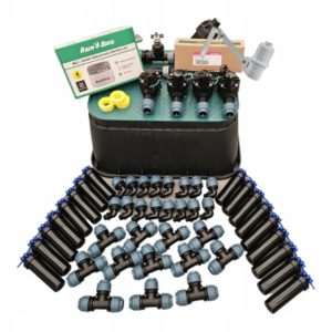 Zestaw Rain Bird 4 sekcje + 16 zraszaczy 3504 Sterownik RC2 i czujnik RSD
