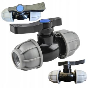 ZAWÓR KULOWY SKRĘCANY DO RUR PE 32 MM