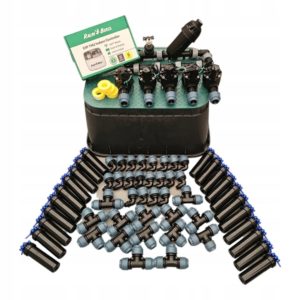 Zestaw nawadniania 5 sekcji Rain Bird Sterownik TM2 + 20 zraszaczy 3504