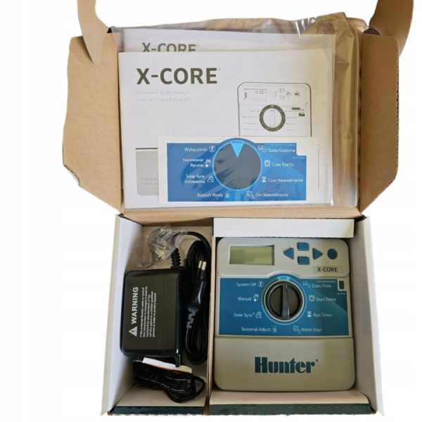 STEROWNIK NAWADNIANIA 4 SEKCJE HUNTER X-CORE XC-401I-E WEWNĘTRZNY WYDAJNY - obrazek 2