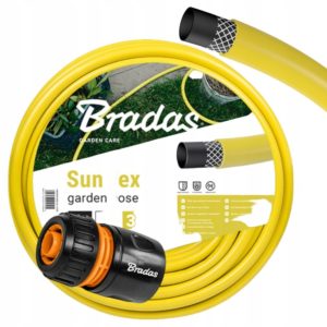 WĄŻ OGRODOWY SUNFLEX BRADAS 1/2`` 50 metrów + GRATIS SZYBKOZŁĄCZKA 1/2