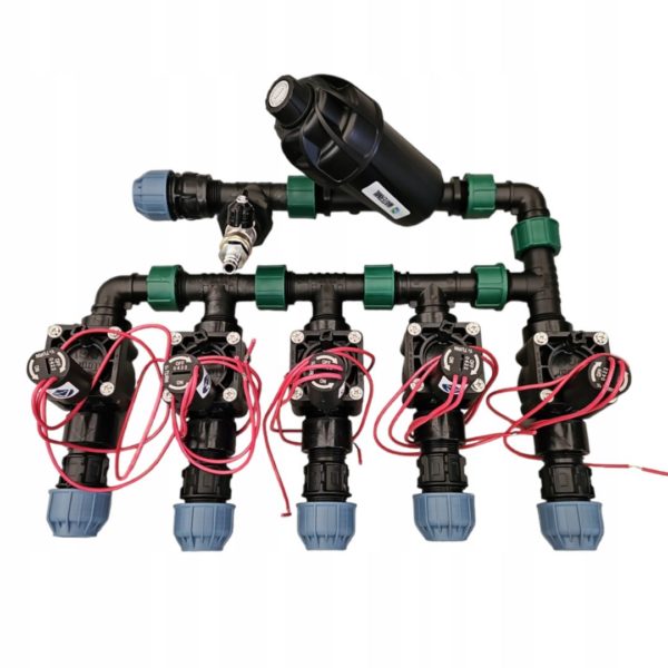 ZESTAW NAWADNIANIA HUNTER 5 SEKCJI STEROWNIK X2 ZRASZACZE PGJ x 20 PGV - obrazek 4