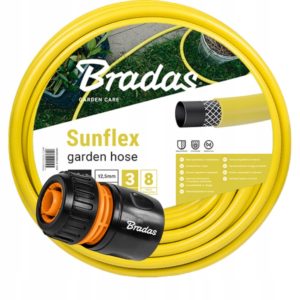WĄŻ OGRODOWY SUNFLEX BRADAS 1/2`` 30 metrów + GRATIS SZYBKOZŁĄCZKA 1/2