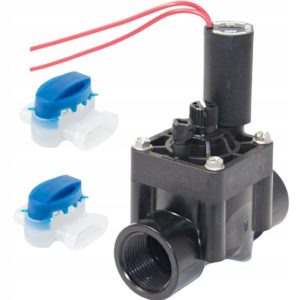ELEKTROZAWÓR HUNTER PGV z regulacją przepływu GW-GW i 2 ZŁĄCZKI HERMETYCZNE