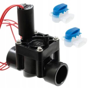 Zestaw ELEKTROZAWÓR HUNTER PGV 100 i 2 ZŁĄCZKI HYDROŻELOWE HERMETYCZNE