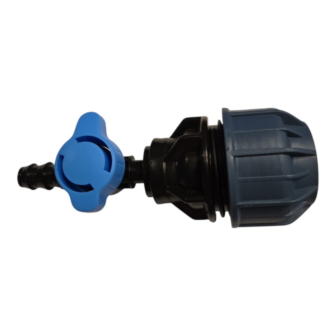 Zestaw do połączenia rury PE 32 z linią kroplującą lub rurą PE 16 na zaworek wciskany - obrazek 4