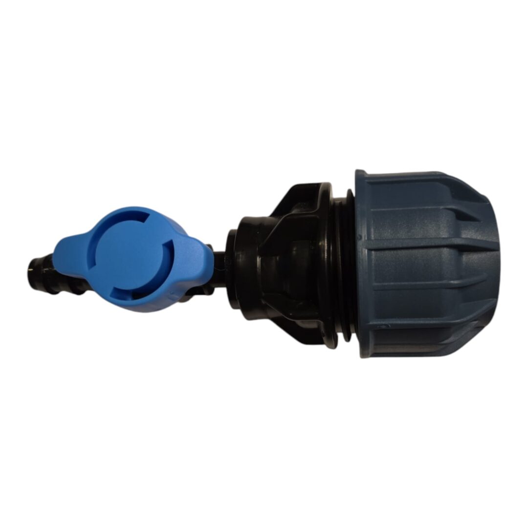 Zestaw do połączenia rury PE 32 z linią kroplującą lub rurą PE 16 na zaworek wciskany - obrazek 3