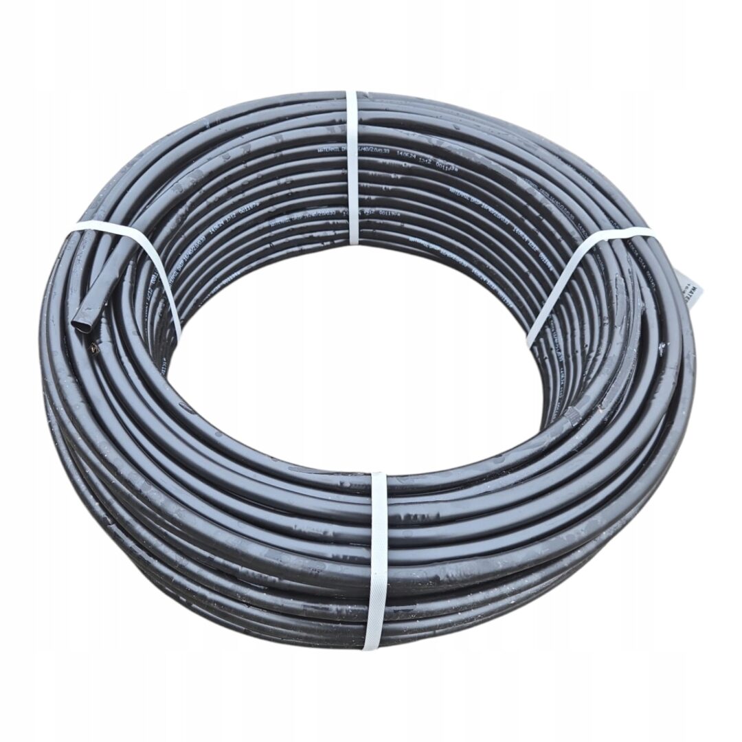 ZESTAW NAWADNIANIA KROPELKOWEGO Linia kroplująca 100m CZARNA szpilki, 87 el - obrazek 2