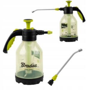 OPRYSKIWACZ CIŚNIENIOWY 1,5L z LANCĄ ręczny ogrodowy domowy WYTRZYMAŁY