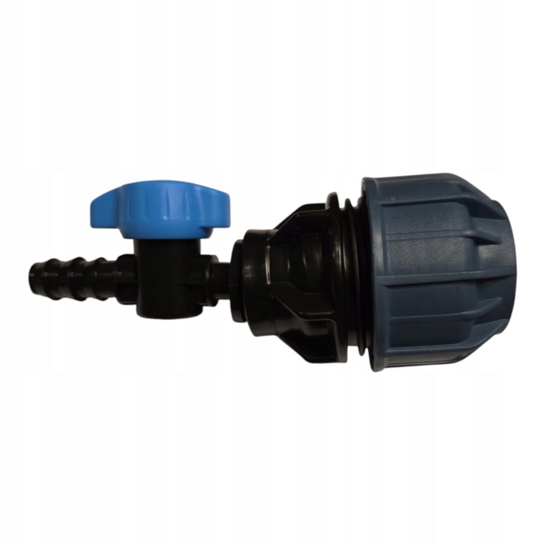 Zestaw do połączenia rury PE 32 z linią kroplującą lub rurą PE 16 na zaworek wciskany - obrazek 2