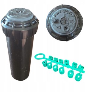 Zraszacz rotacyjny SuperPRO 5`` K-Rain zasięg 7,9-14,9m DYSZE Gratis