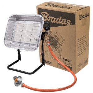 Promiennik gazowy 3-4,5kW Propan-Butan ze stojakiem + reduktor CE