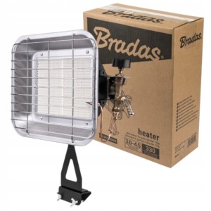 Promiennik gazowy 3-4,5kW Propan-Butan SŁONECZKO reduktor wąż CE Taras