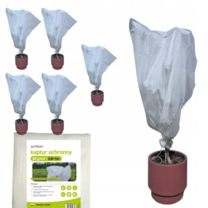 KAPTUR na rośliny WOREK do okrywania na zimę 80x100cm ZESTAW 6 sztuk