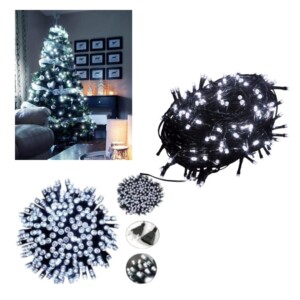 Lampki choinkowe białe zimne