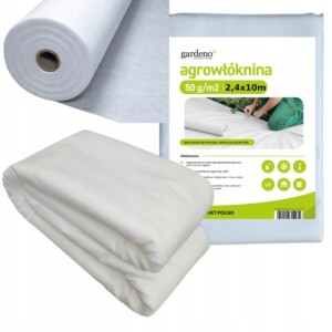 Agrowłóknina BIAŁA ZIMOWA na okrywki 2,4x10m P50 OTULINA na rośliny Polska